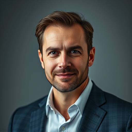 Portrait of Michael Brown, CEO of Innovative Tech.